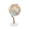 11" Aquamarine Marble & Wood Contemporary Globe